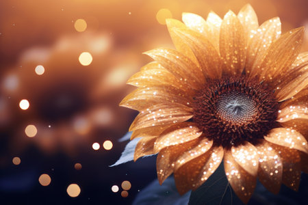a close up of a flowerの素材