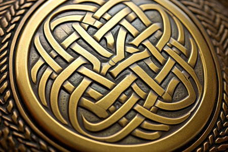 a close up of a circular designの素材