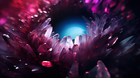 a close up of a flowerの素材