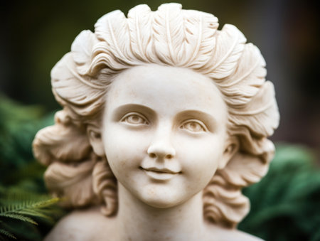 a statue of a womanの素材