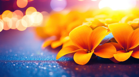 a close up of a flowerの素材