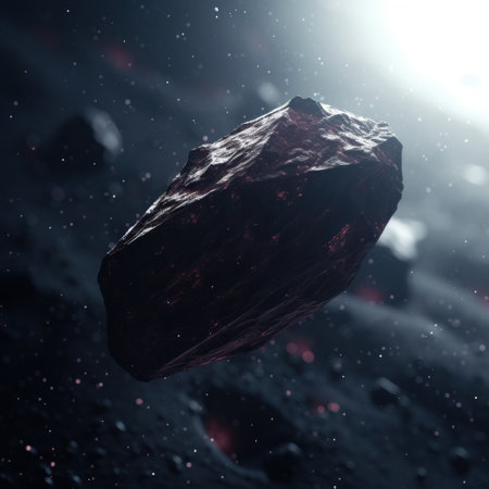 a rock in spaceの素材