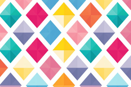 a pattern of colorful squaresの素材