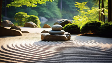 a group of rocks in sandの素材