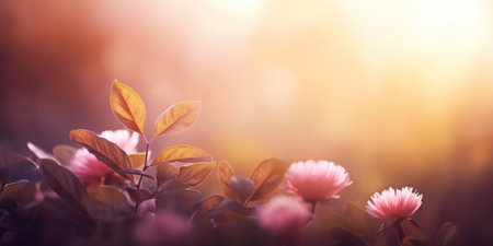 a close up of flowersの素材