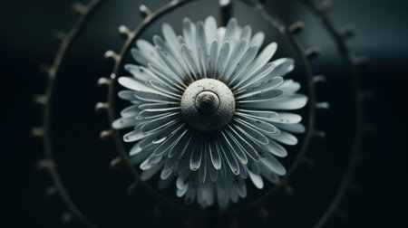 a close up of a flowerの素材