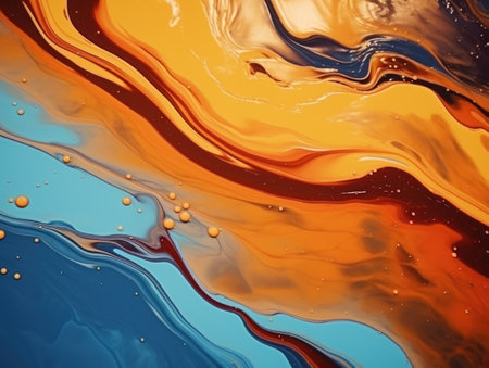 a close up of a paintingの素材