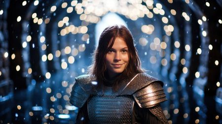 a woman in a garmentの素材