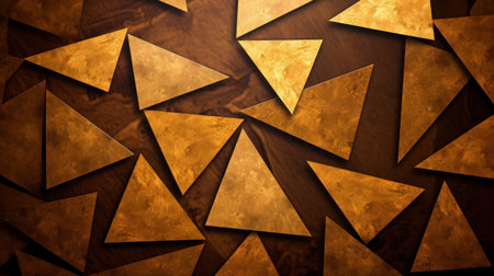 a group of triangles on a surfaceの素材