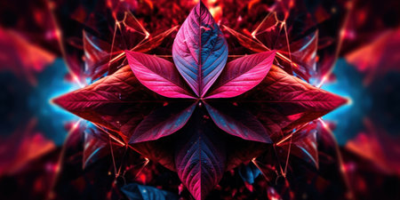 a close up of a leafの素材