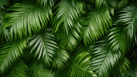 a group of green leavesの素材