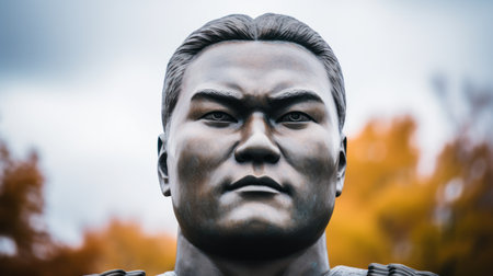 a statue of a manの素材