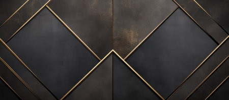 a black and gold metal wallの素材