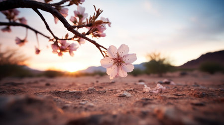 a close up of a flowerの素材