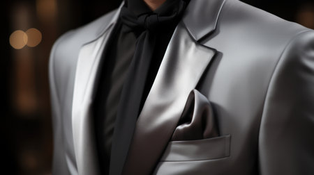 a close up of a suitの素材