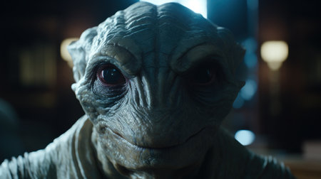 a close up of a creatureの素材