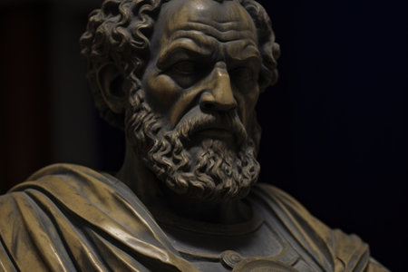 a statue of a manの素材