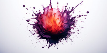 a colorful explosion of paintの素材