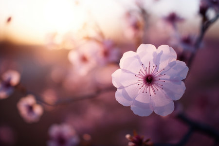 a close up of a flowerの素材