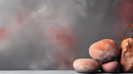 a group of rocks stacked on top of each otherの素材