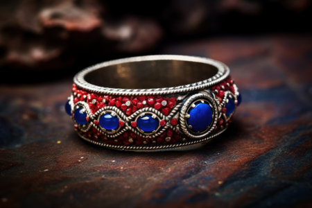 a close up of a ringの素材