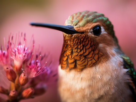 a bird with a long beakの素材