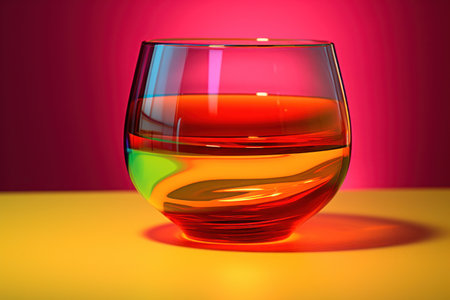 a glass with a liquid in itの素材