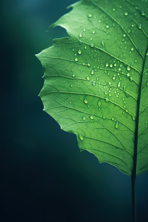 a close up of a leafの素材