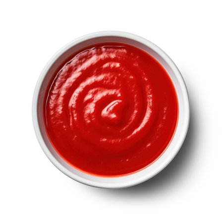 a bowl of red sauceの素材