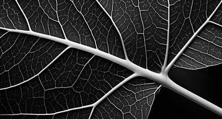 a close up of a leafの素材