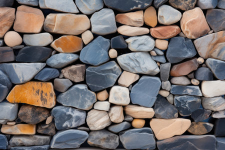 a group of rocks in different colorsの素材