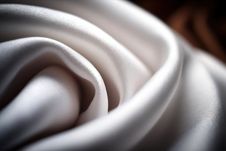 a close up of a white fabricの素材