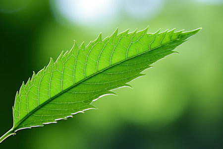 a close up of a leafの素材