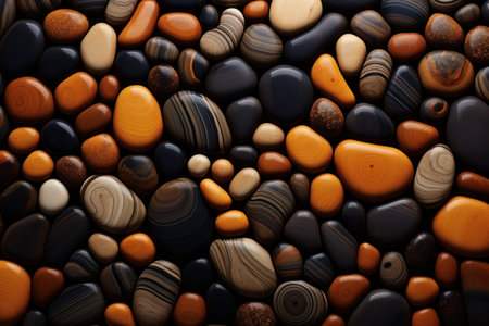 a group of rocks with different colorsの素材