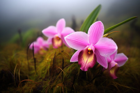 a close up of a flowerの素材