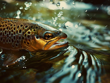 a fish in the waterの素材