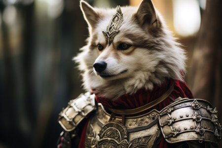 a dog in a garmentの素材