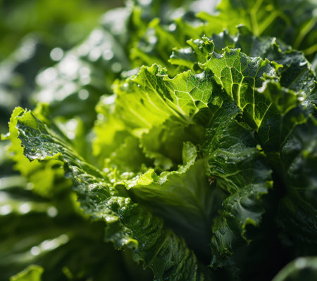 a close up of a leafy green plantの素材