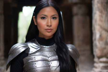 a woman in a garmentの素材