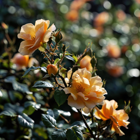 a close up of flowersの素材