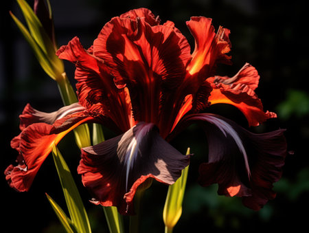 a close up of a flowerの素材