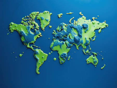 a map of the worldの素材