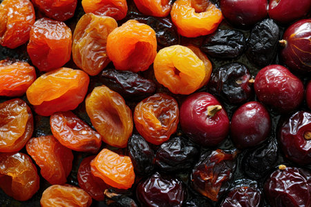 a group of dried fruitsの素材