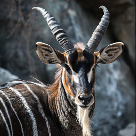 a close up of an animalの素材