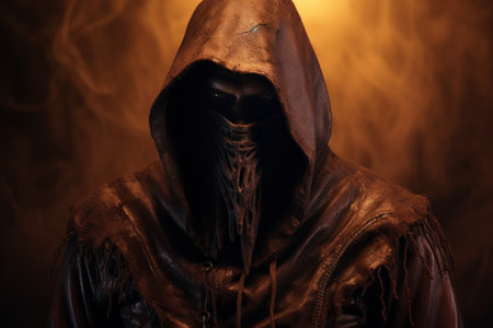 a person wearing a hoodの素材