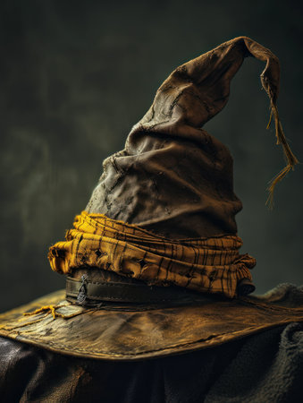 a close up of a hatの素材