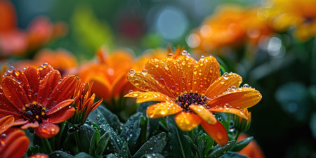 a close up of a flowerの素材