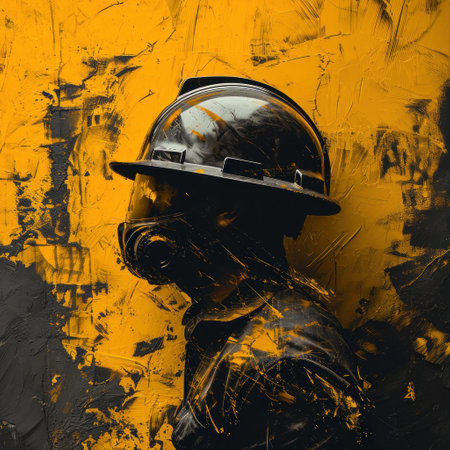 a person wearing a helmetの素材