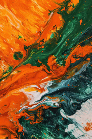 a close up of a paintingの素材