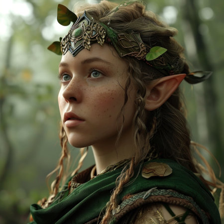 a woman wearing a garmentの素材